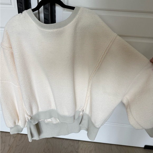 We The Free Cream Women's Crew Neck Sweater - Picture 2 of 2